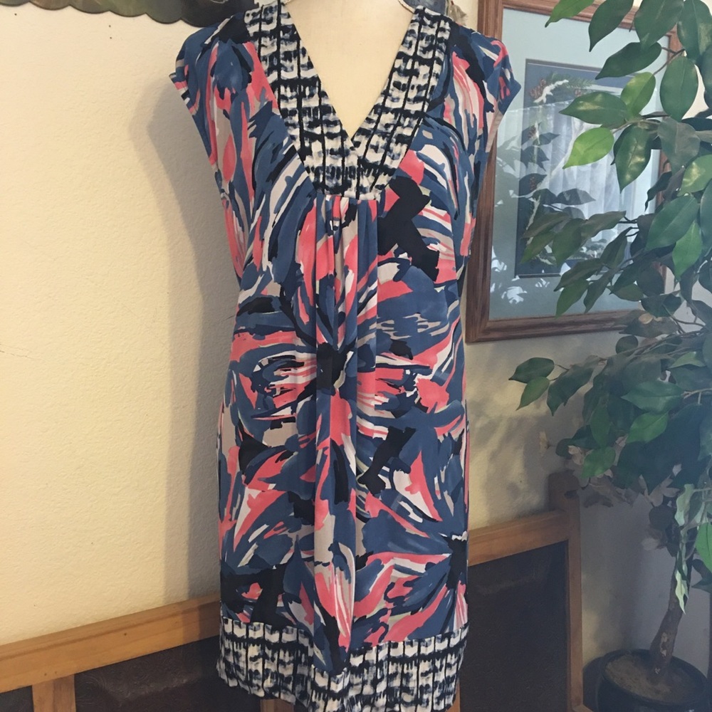 Alfani wild print tunic top dress XL